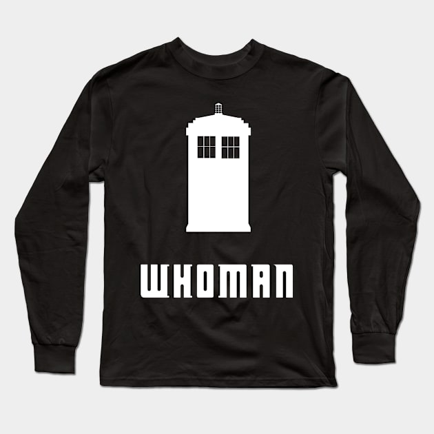 WHOMAN DOCTOR Long Sleeve T-Shirt by KARMADESIGNER T-SHIRT SHOP